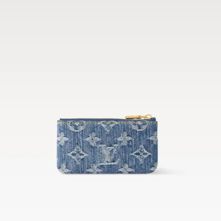 Louis Vuitton LV x TM Key Pouch Cherry Denim / - Image 4