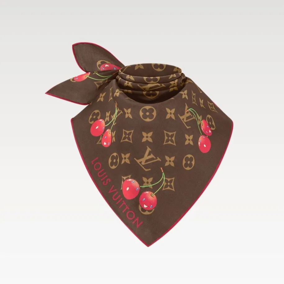 Louis Vuitton LV x TM Monogram Cerise Square 55 Brown / - Image 4