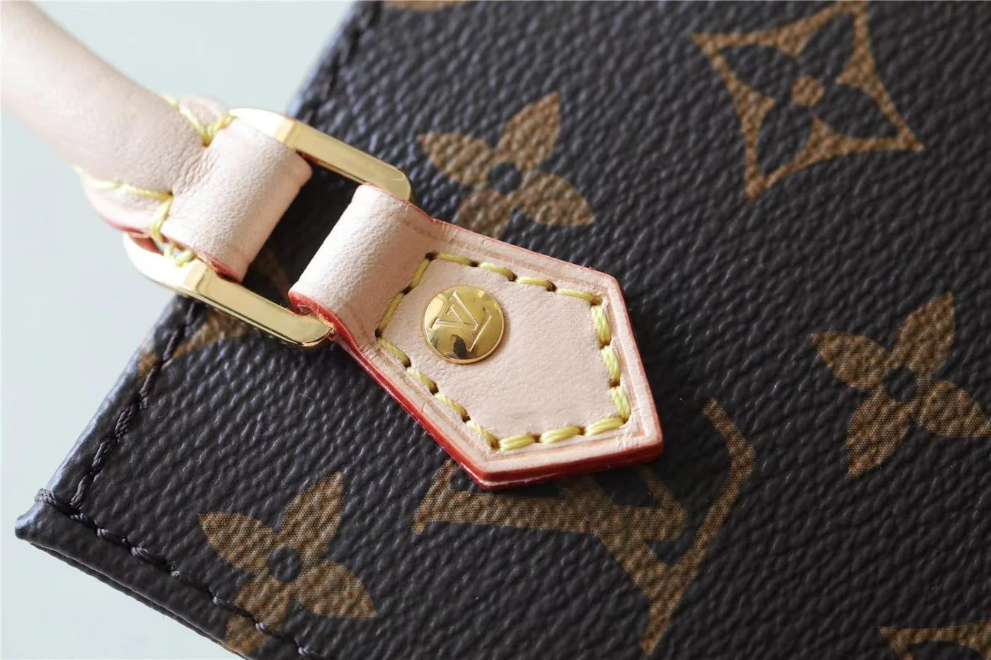 Louis Vuitton LV x YK Petit Sac Plat Brown 5.5n/ - Image 4