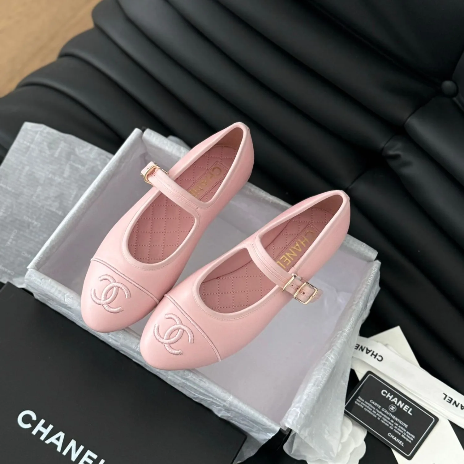 Alternative view of Chanel Mary Janes 24SS Pink