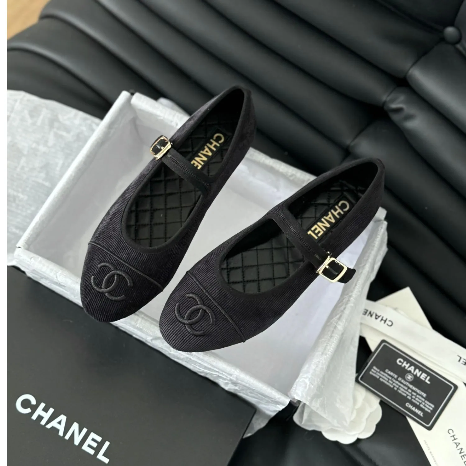 Alternative view of Chanel Mary Janes 24SS Black