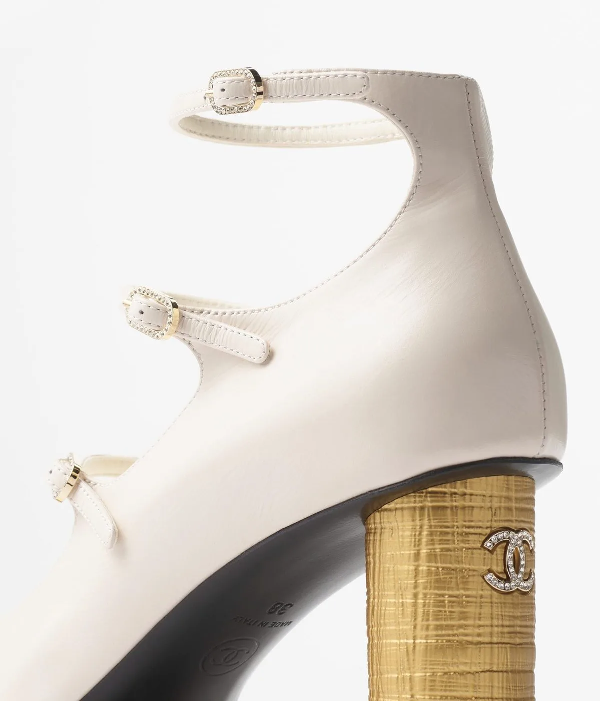 Alternative view of Chanel Mary Janes Ivory And Black