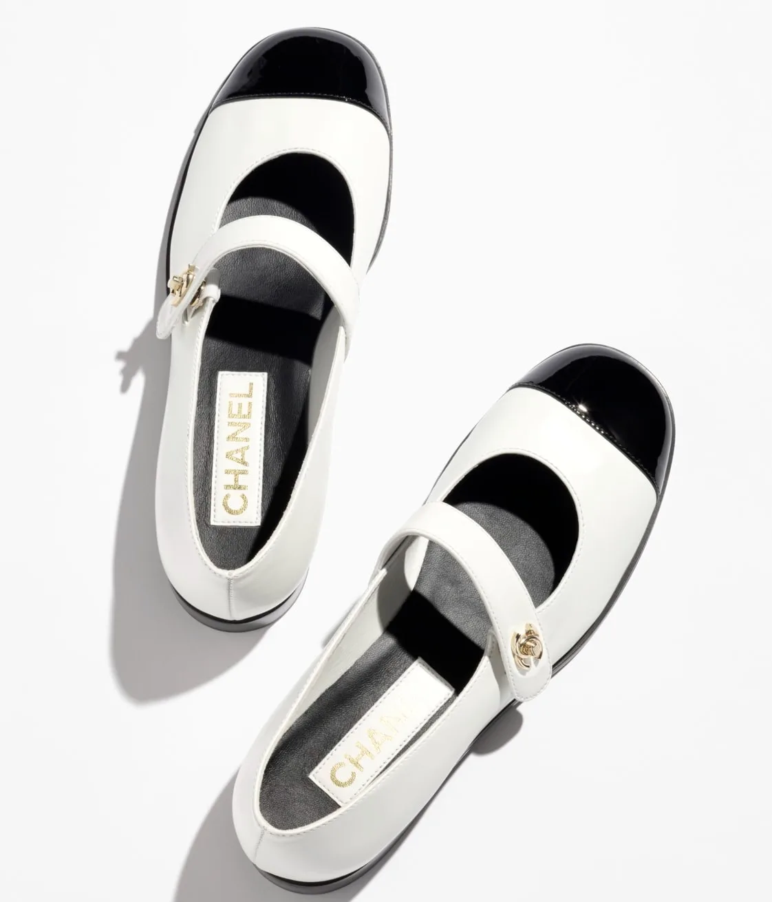 Alternative view of Chanel Mary Janes White And Black
