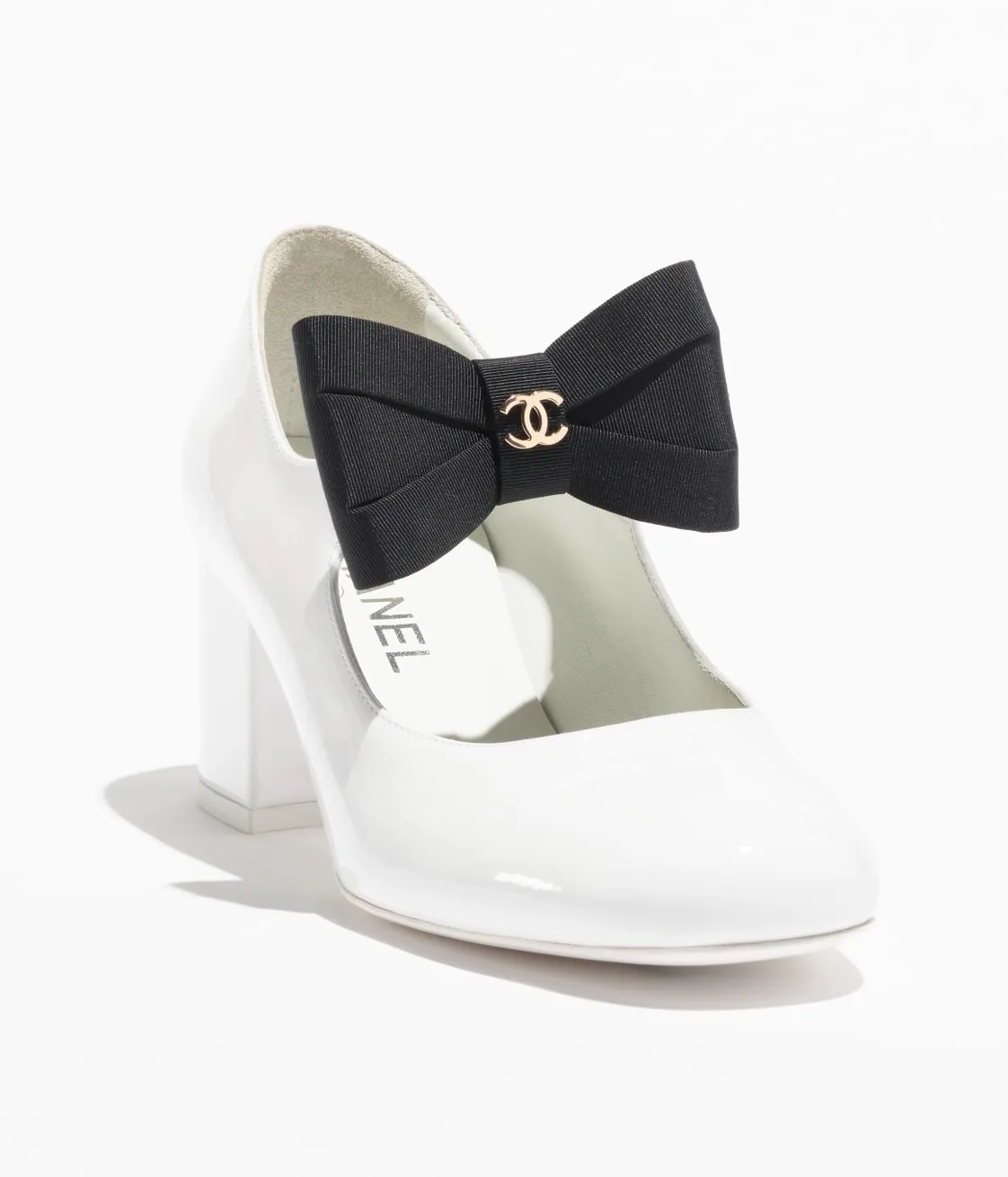 Chanel Mary Janes White And Black - Image 5