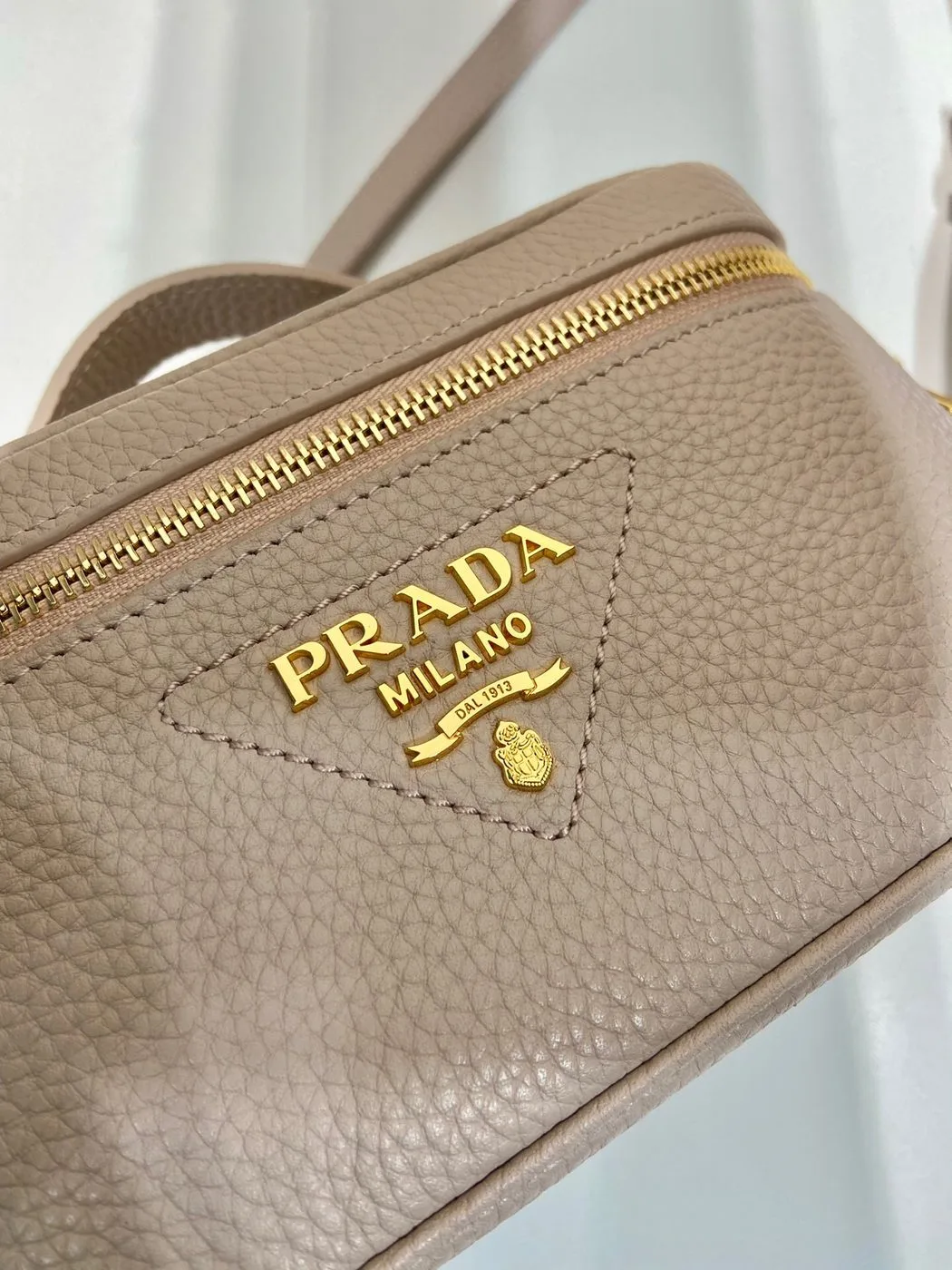 Alternative view of Prada Mini Bag In Beige / 1BH202_2DKV_F0GCN_V_OOM