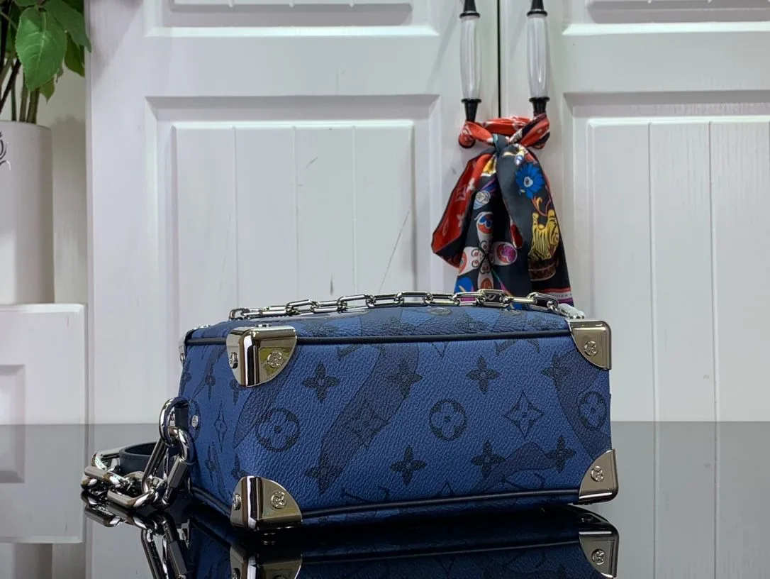 Louis Vuitton Mini Soft Trunk Blue / - Image 5