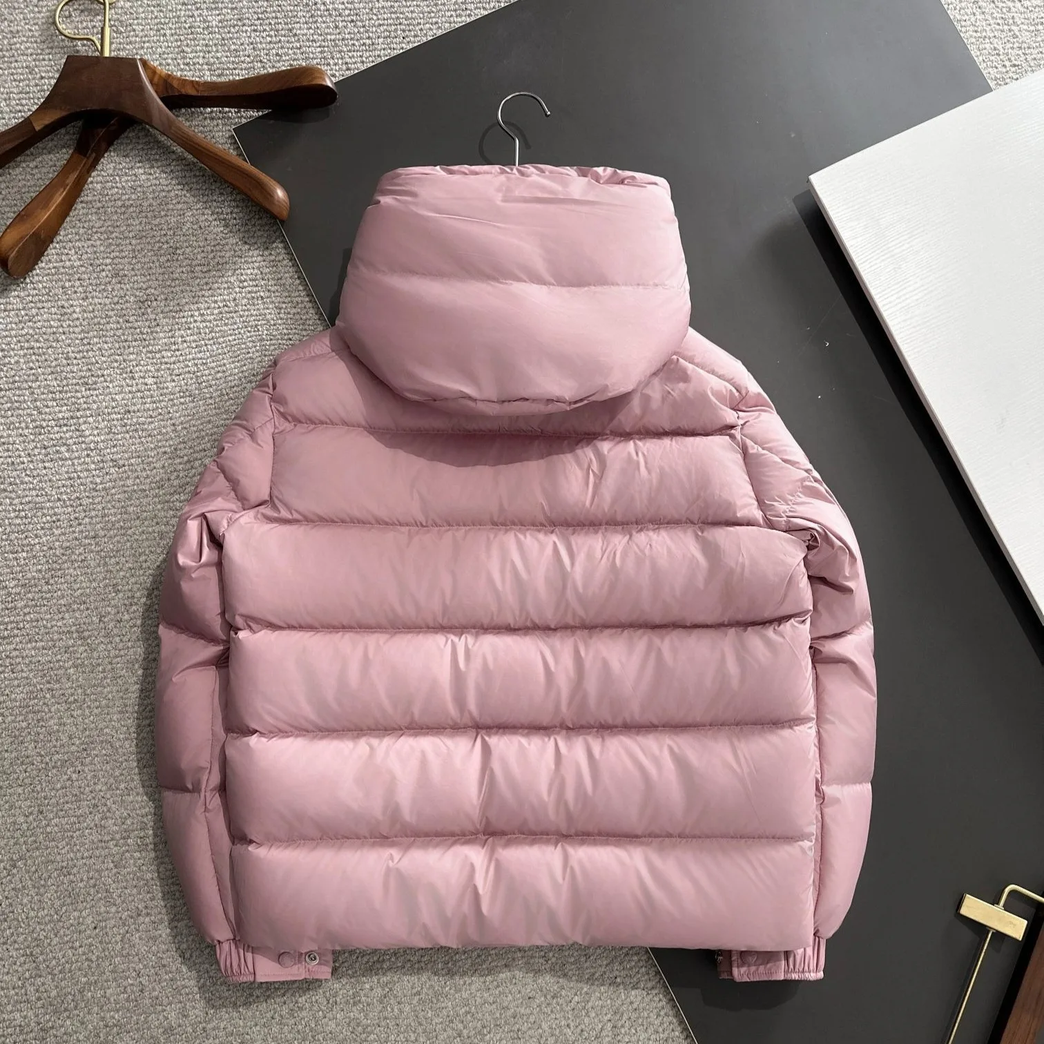 Moncler Maya 70 Short Down Jacket Pink - Image 4