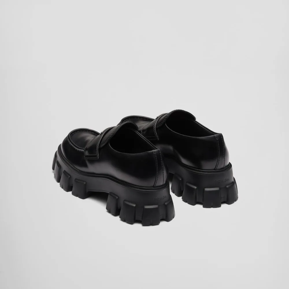 Prada Leather Loafers Black 2DE129_B4L_F0002 - Image 4
