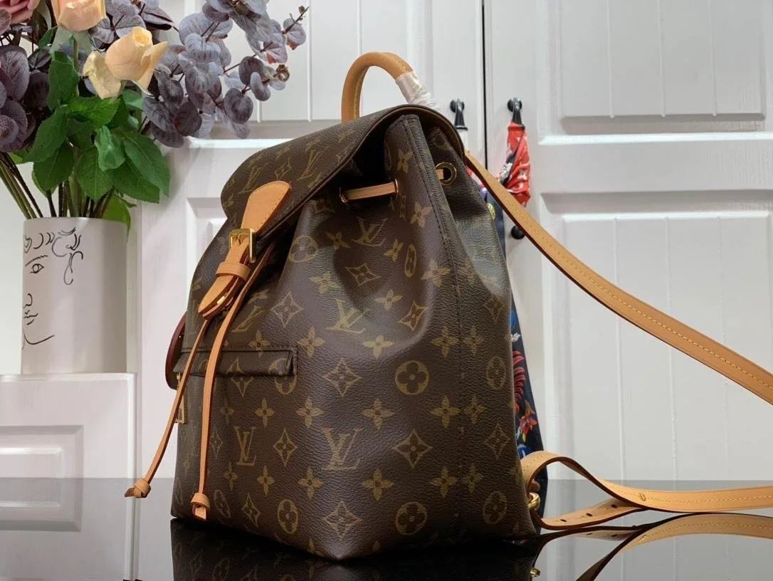 Louis Vuitton Montsouris Backpack Beige / - Image 3