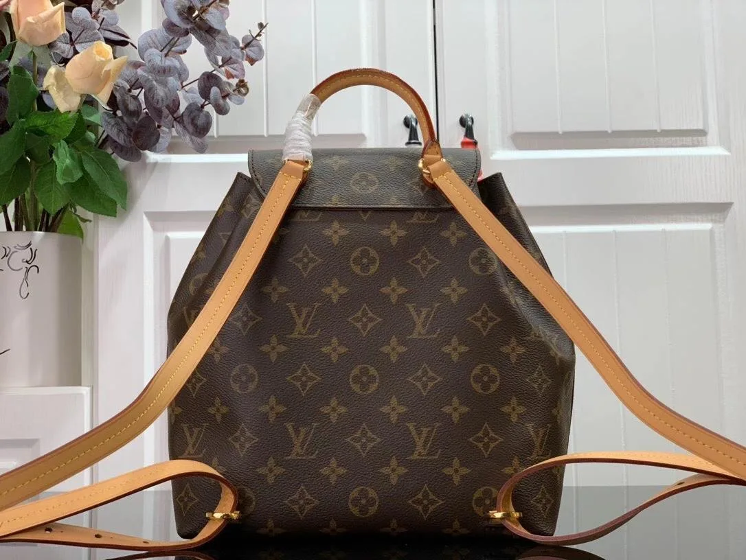 Louis Vuitton Montsouris Backpack Beige / - Image 7