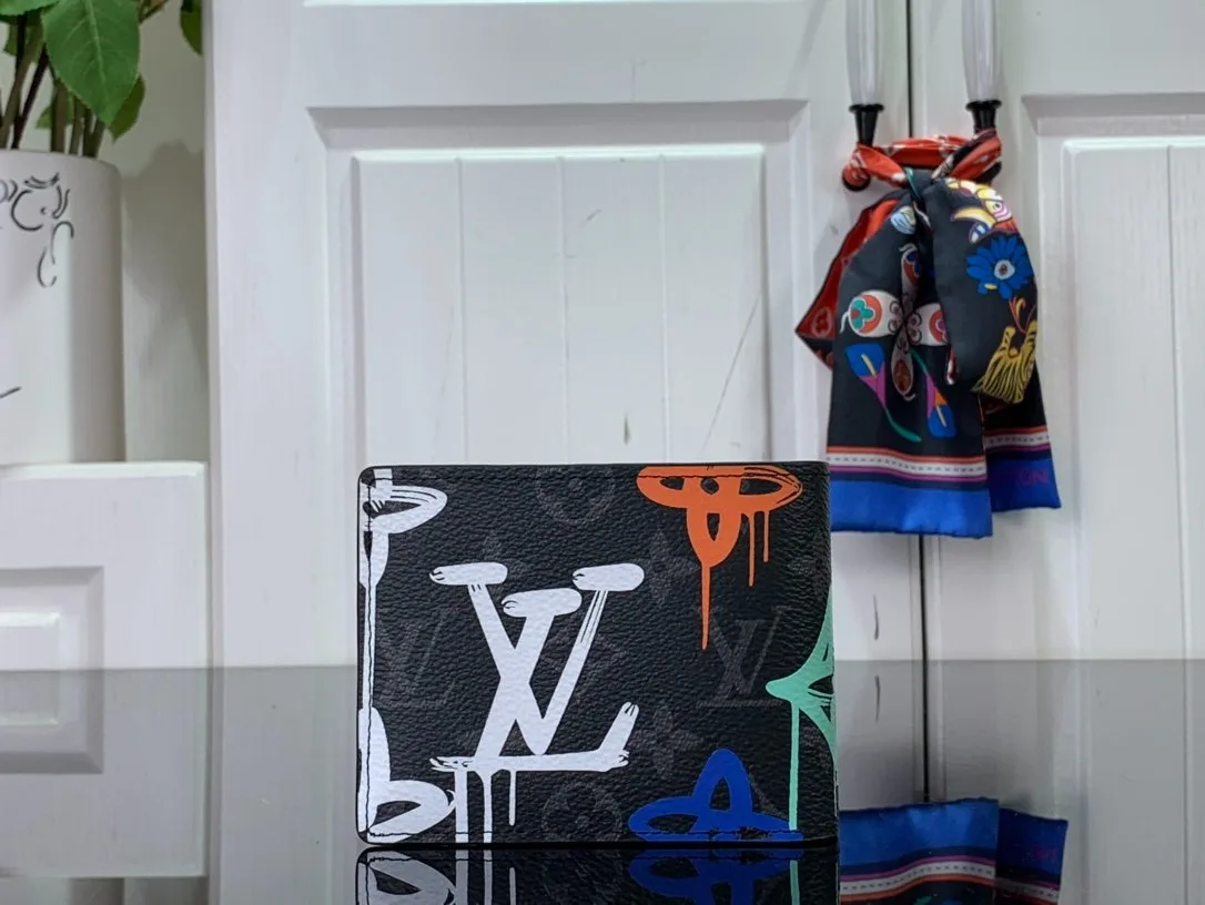 Alternative view of Louis Vuitton Multiple Wallet Black And Blue /