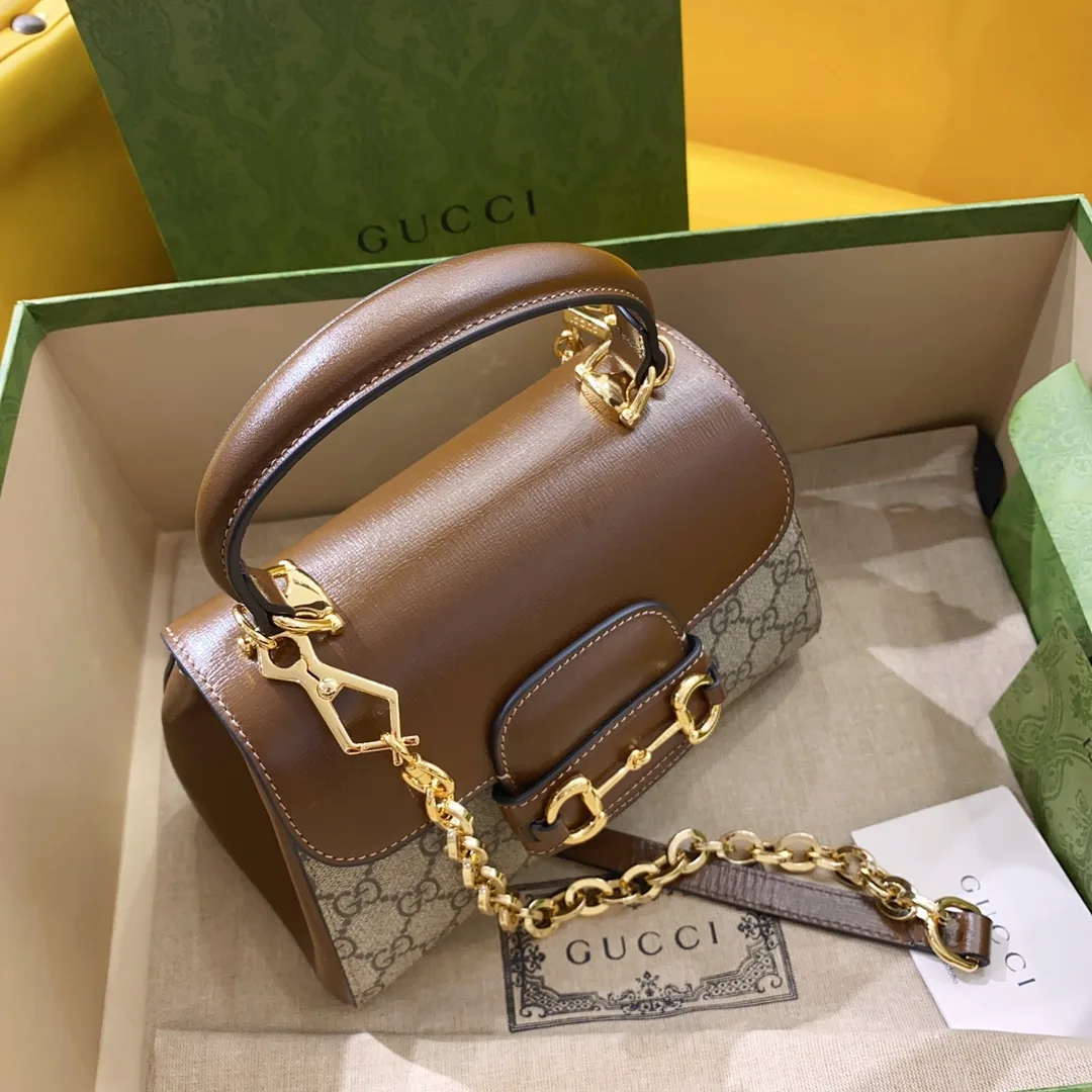 Gucci Horsebit 1955 Mini Bag Brown - Image 3