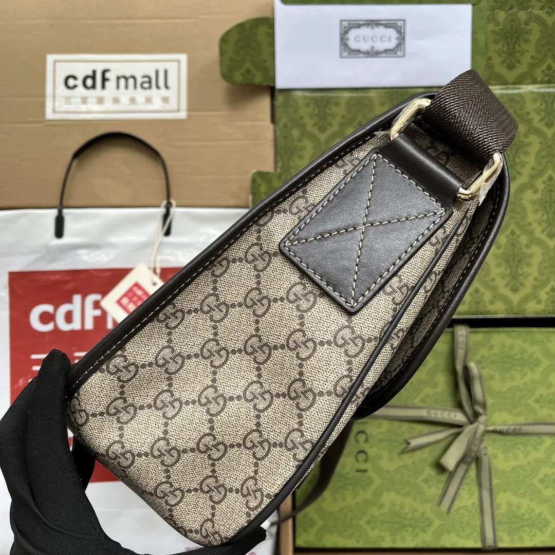 Gucci Imprime Medium Messenger Bag / Brown - Image 5