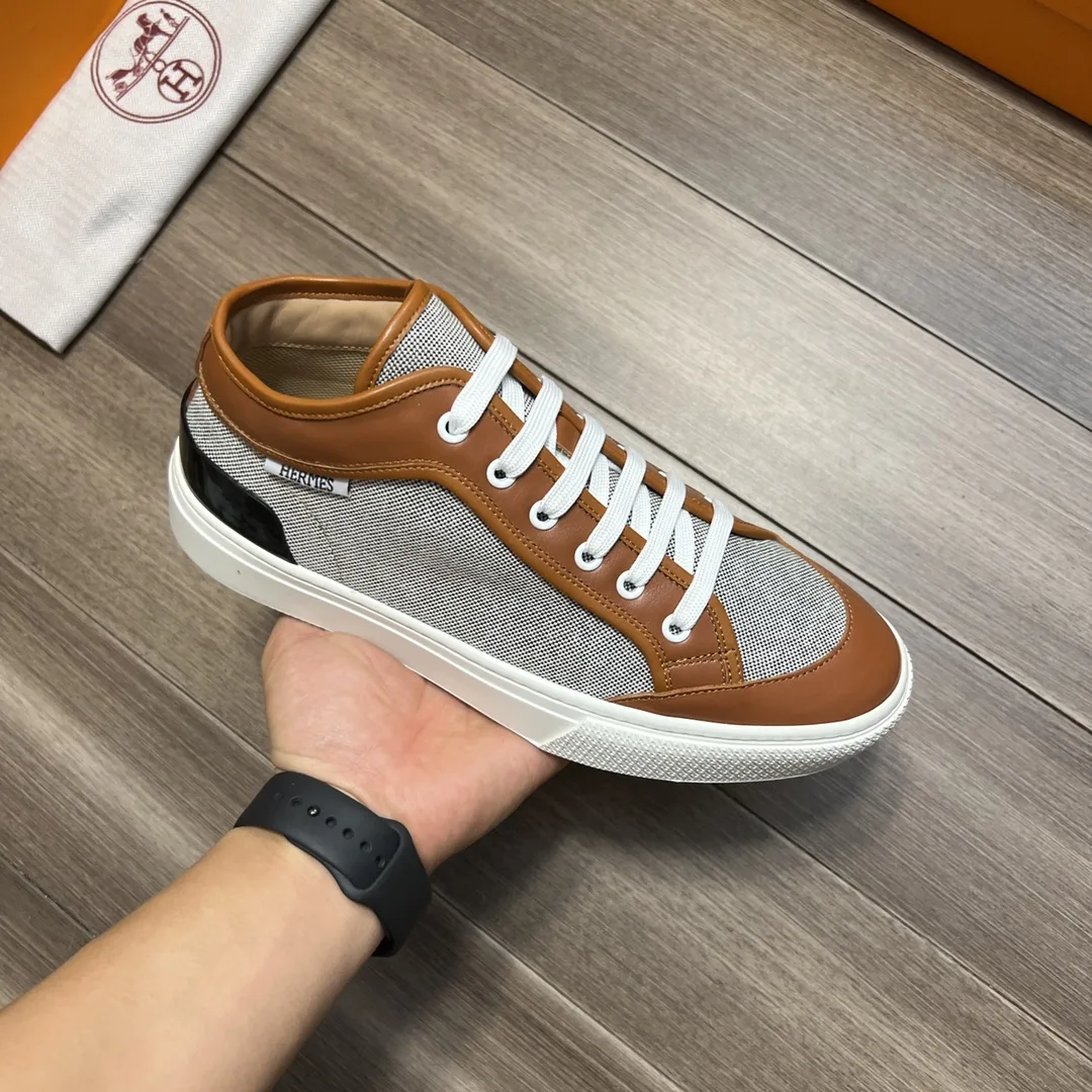 Hermes Enjoy Sneaker Brown - Image 6