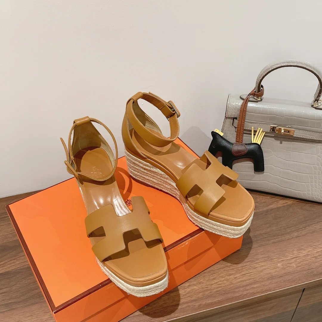 Hermes Doll 40 Espadrilles Yellow / - Image 5