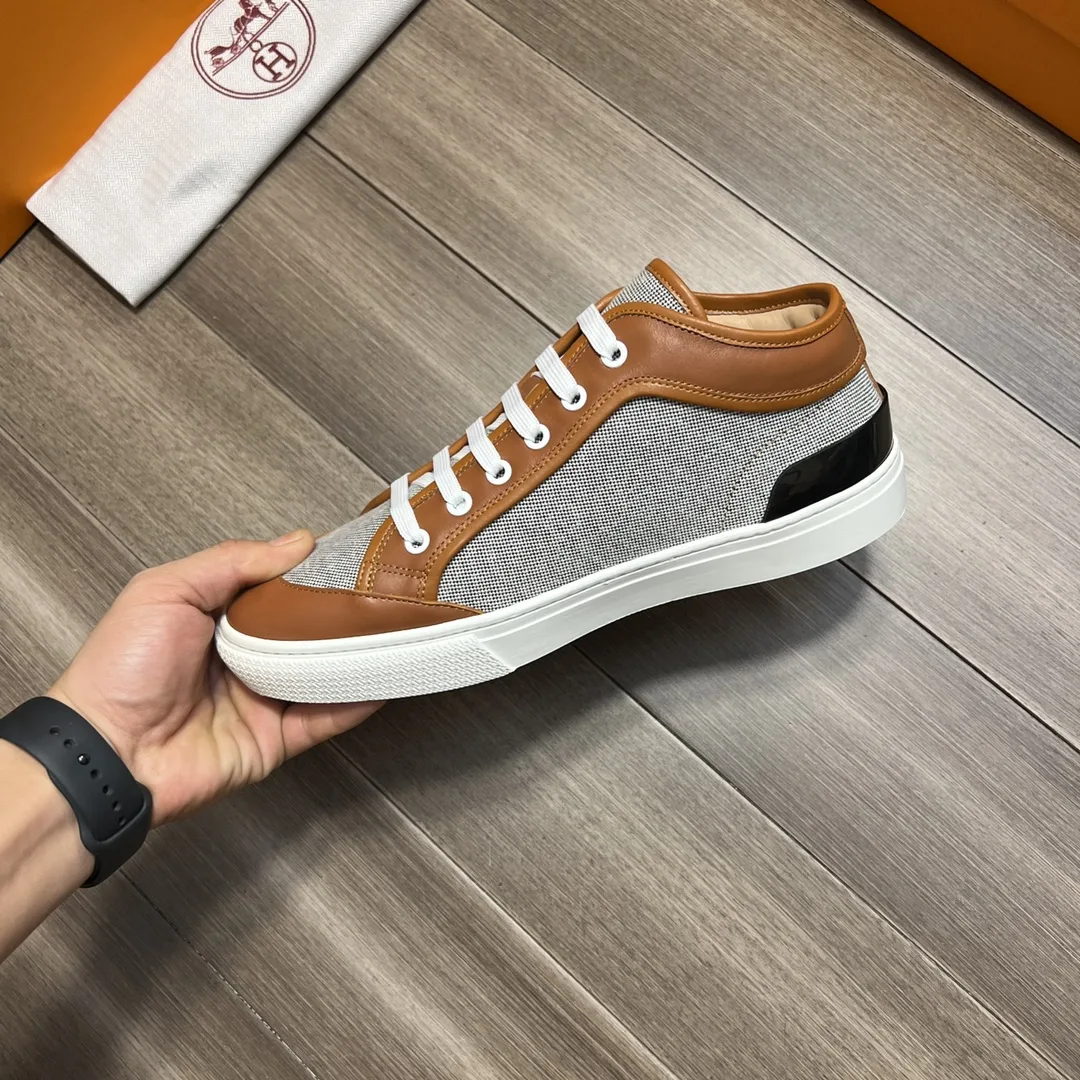 Hermes Enjoy Sneaker Brown - Image 2