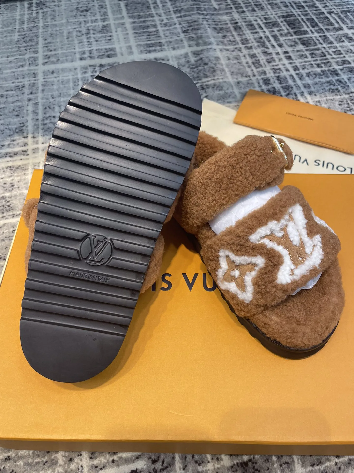 Louis Vuitton Paseo Flat Comfort Mule Black LV 1AACR8 - Image 4