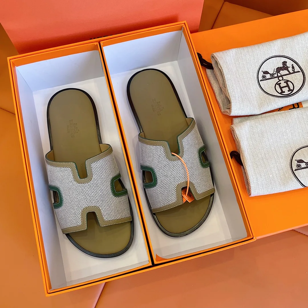 Alternative view of Hermes Izmir Sandals Grey/ Beige