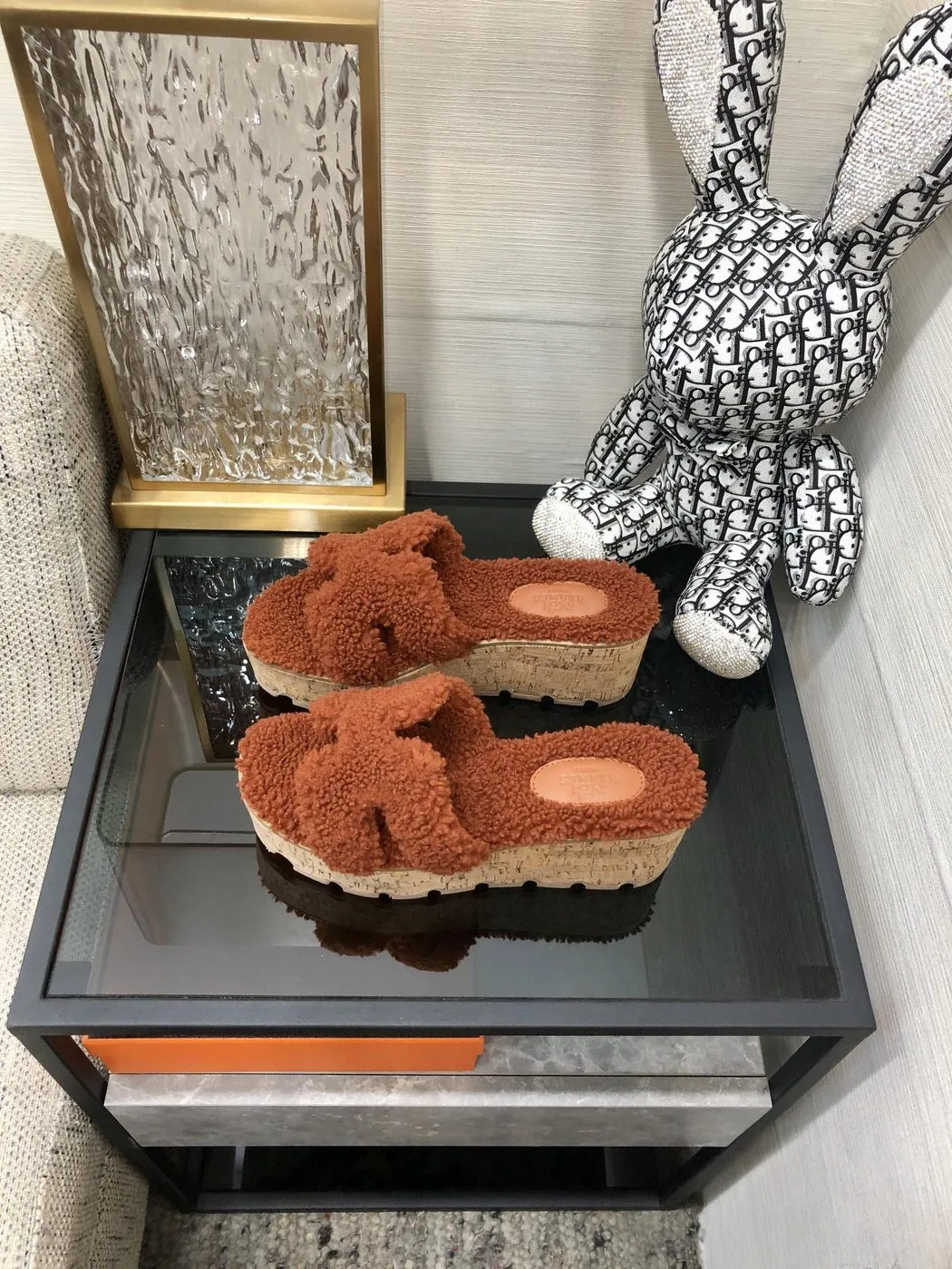 Alternative view of Hermes Figari Sandal Brown