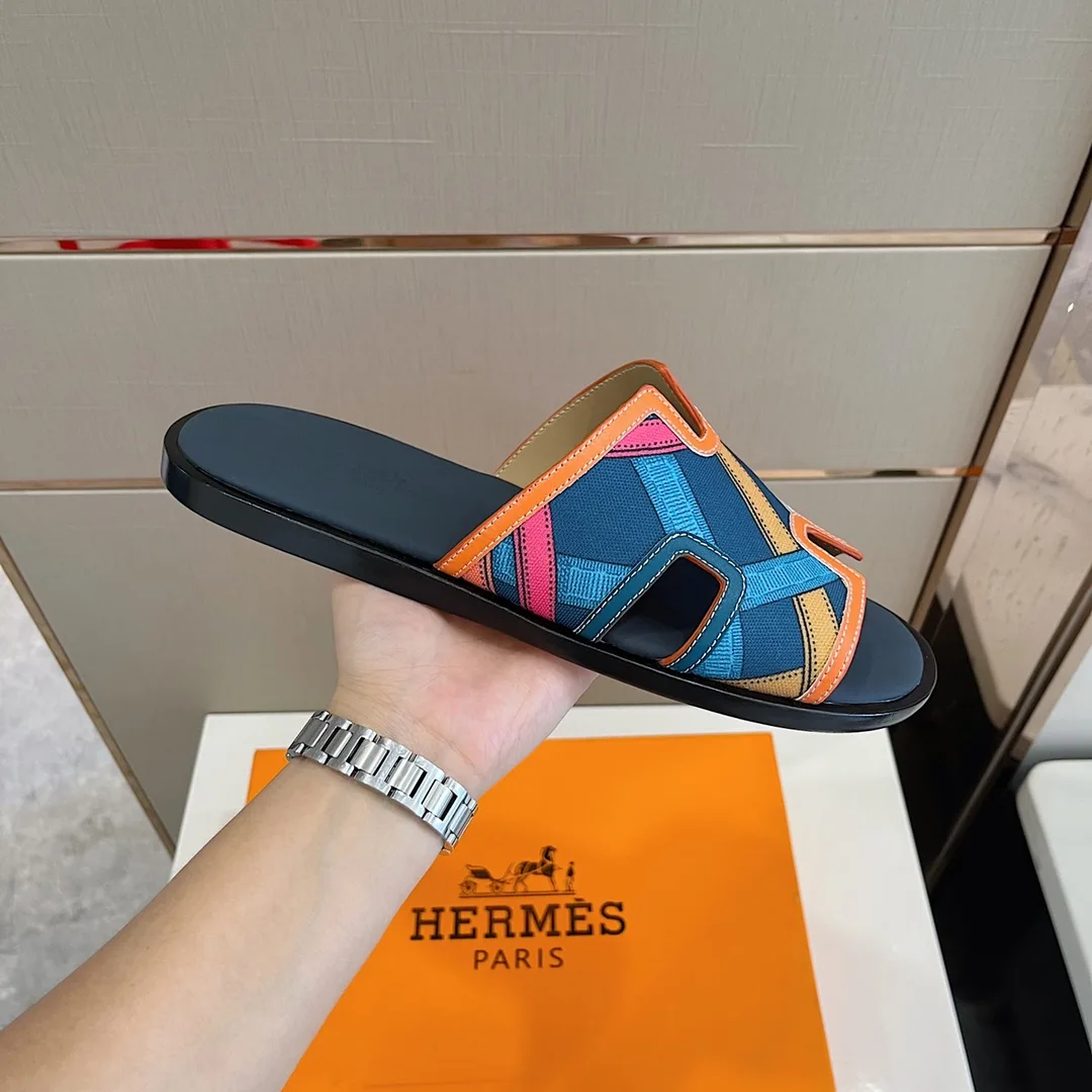 Alternative view of Hermes Izmir Sandals Orange/ Multicolor