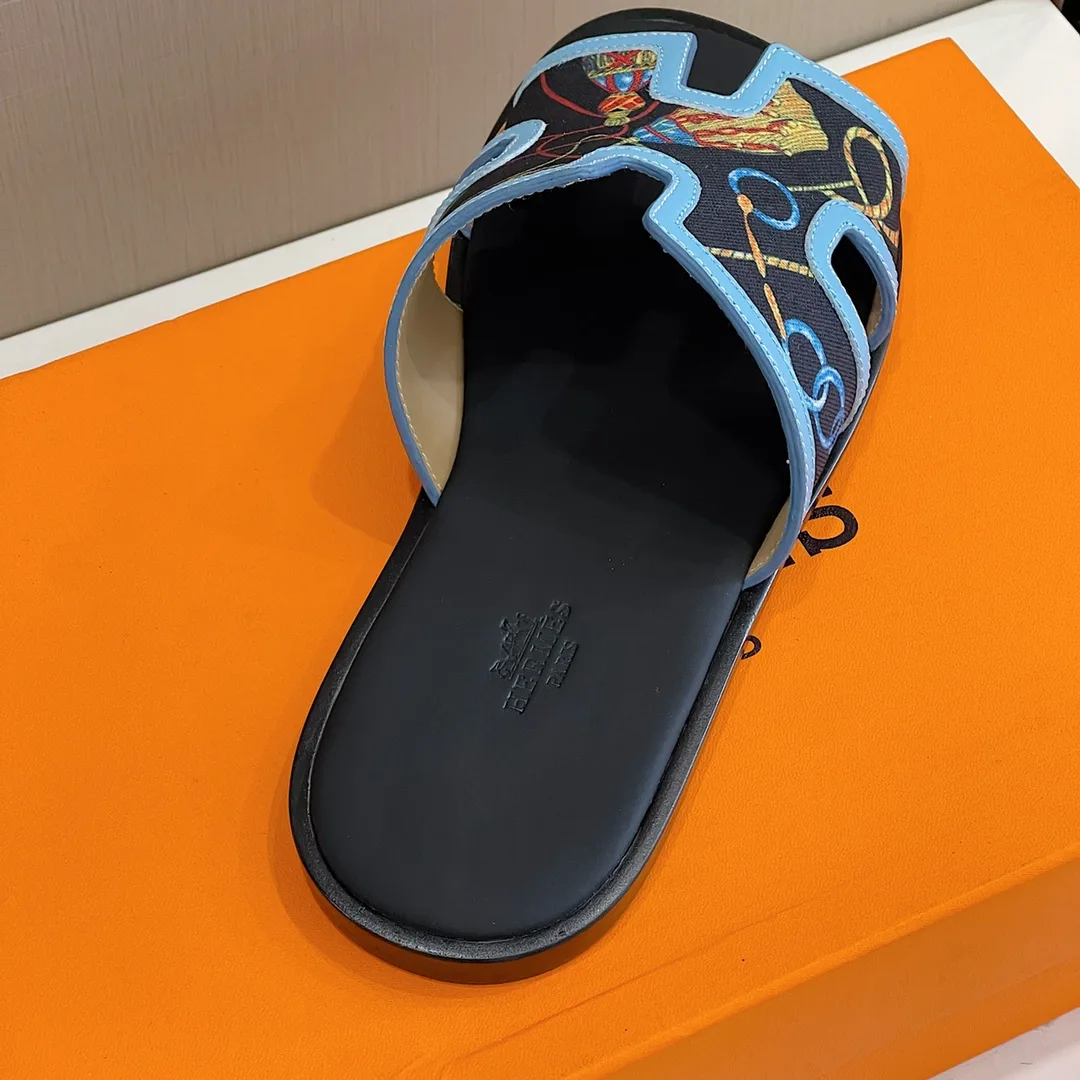 Alternative view of Hermes Izmir Sandals Blue/ Multicolor