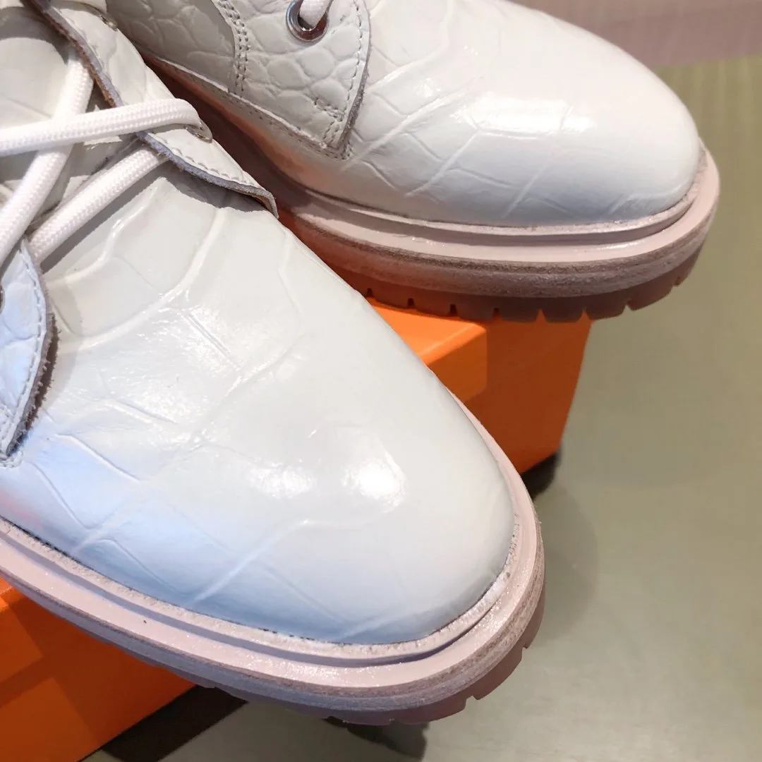 Hermes Fresh Ankle Boots White / - Image 6