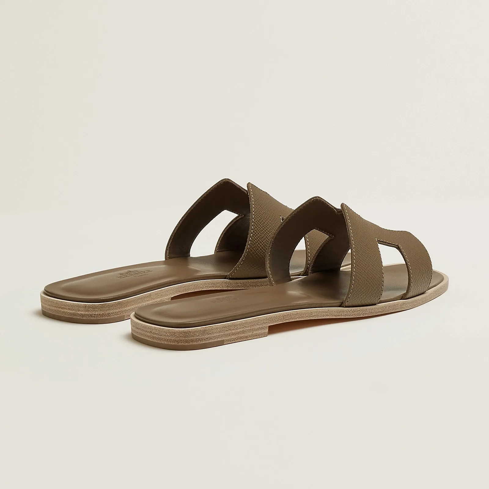 Hermes Oran Sandals Oran Khaki - Image 4