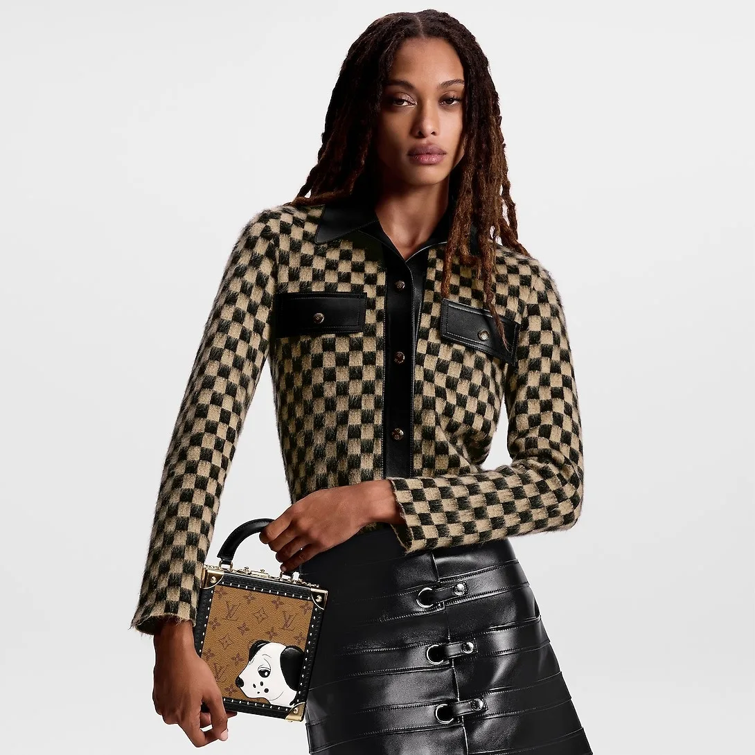 Louis Vuitton Mini Square Trunk Dalmatien Brown / - Image 3