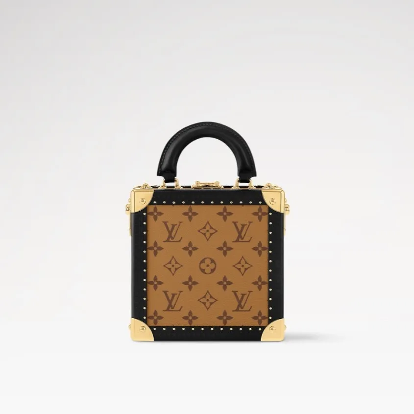 Louis Vuitton Mini Square Trunk Dalmatien Brown / - Image 6