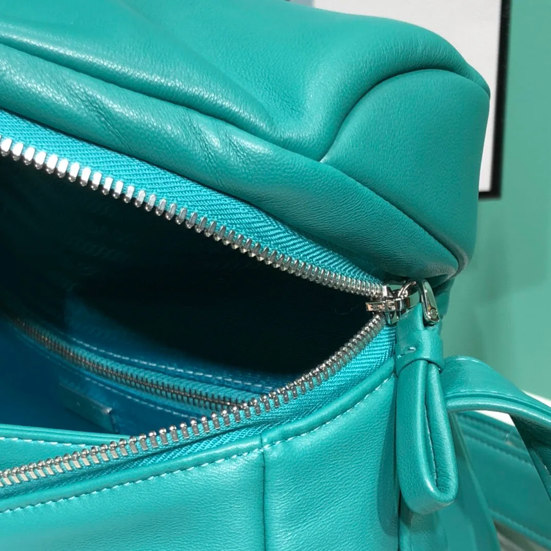 Alternative view of Prada Padded Nappa Prada Signaux Bag In Green /