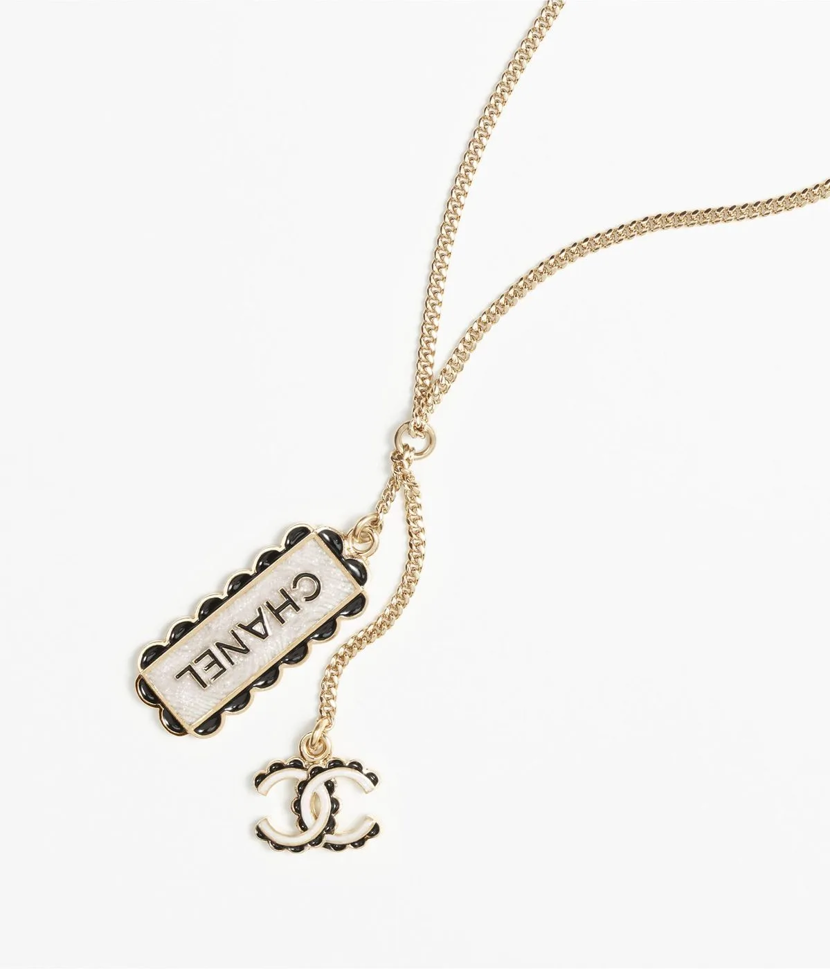 Chanel Pendant Necklace Gold - Image 3