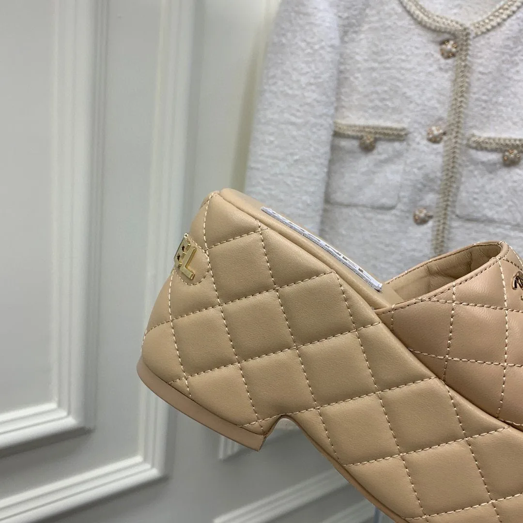 Chanel Platform Slide Beige / - Image 7