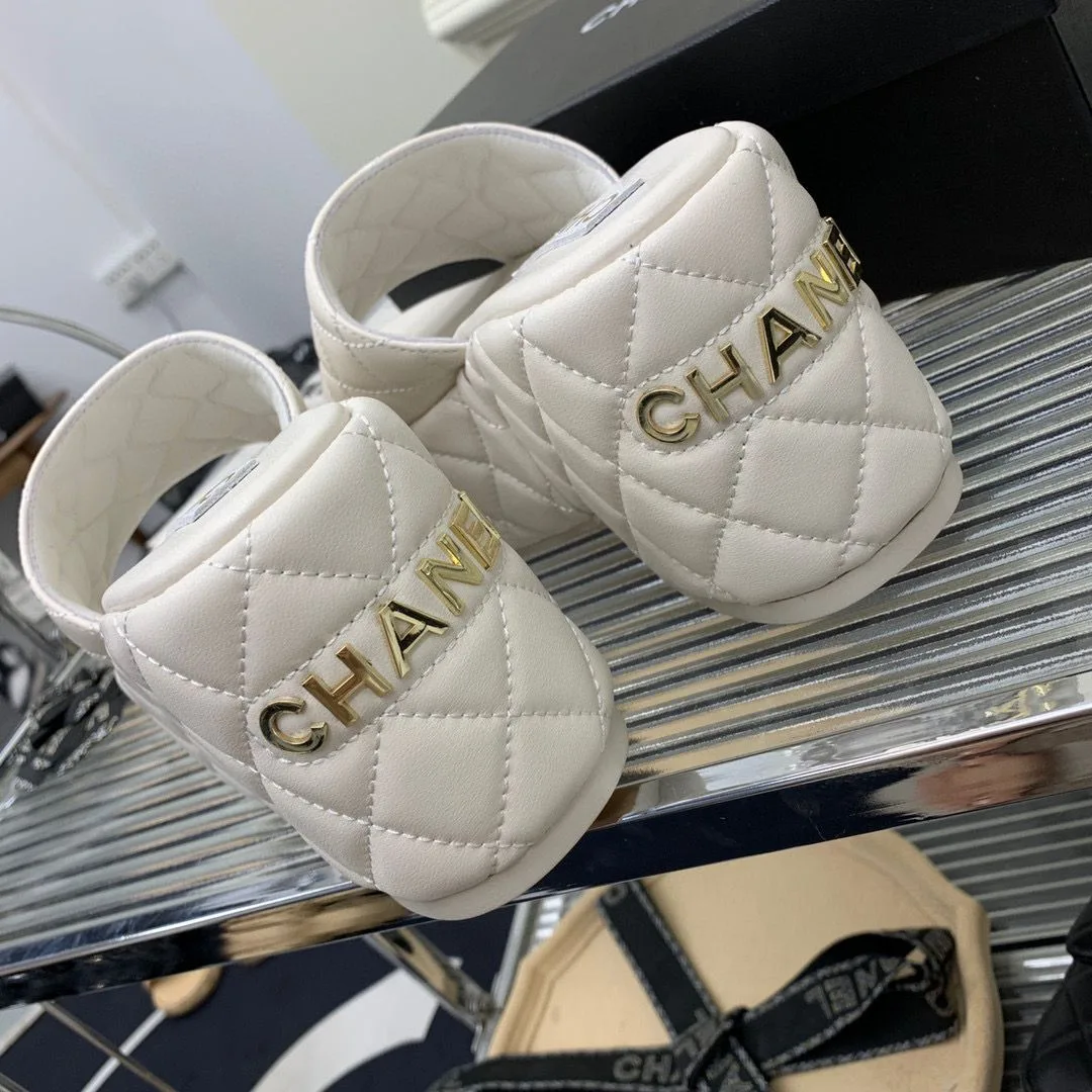 Chanel Platform Slide White / - Image 9