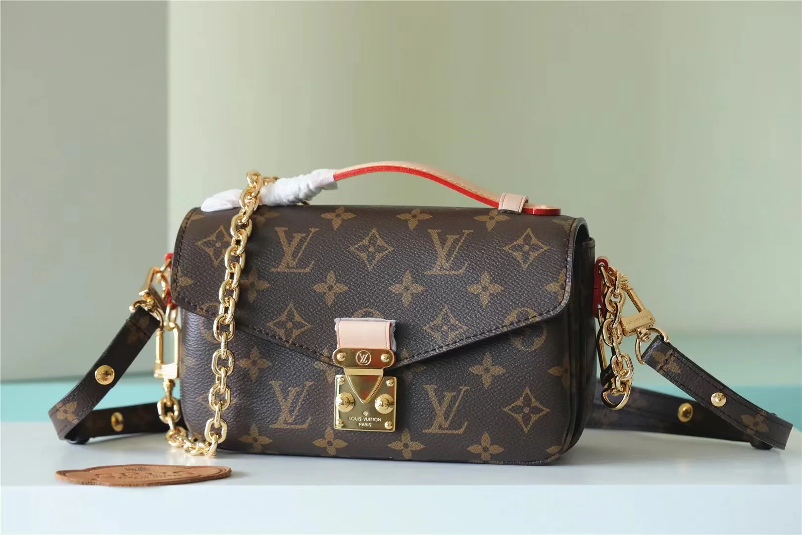 Louis Vuitton Pochette Metis East West Shoulder Bag / Brown Monogram Canvas Gold Hardware ? - Image 4