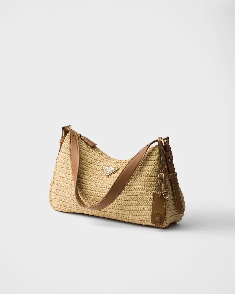 Alternative view of Prada Small Aimée Large Bag Natural / - 1BC247_2MG3_F0018_V_OOO
