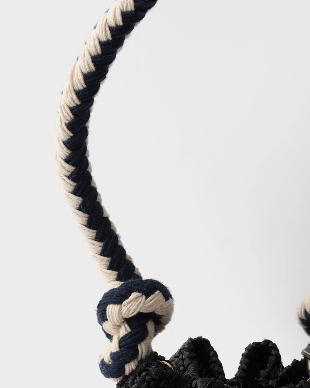 Prada Crochet Mini Bucket Bag / 1BE068_2MHA_F0002_V_OVZ - Image 6