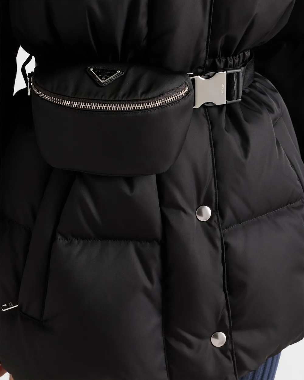 Alternative view of Prada Re-Nylon Down Jacket Black 29X966_1WQ8_F0002_S_OOO