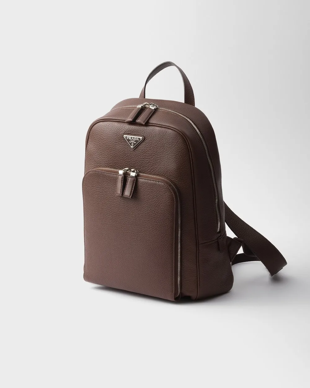 Alternative view of Prada Leather Backpack Bag Sienna / - 2VZ102_2BBE_F0038_V_DOO