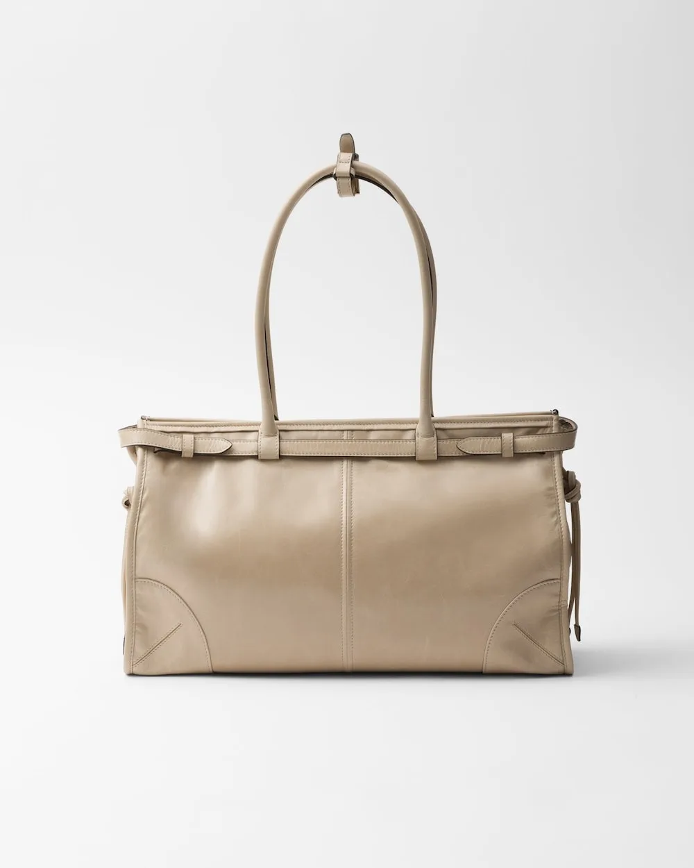 Prada Bonnie Large Handbag Bag Travertine / - 1BA433_2CYR_F03MV_V_MOO - Image 3