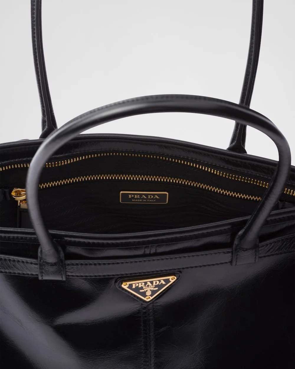 Prada Bonnie Large Handbag Bag Palisander / 1BA433_2CYR_F04F2_V_MOO - Image 5