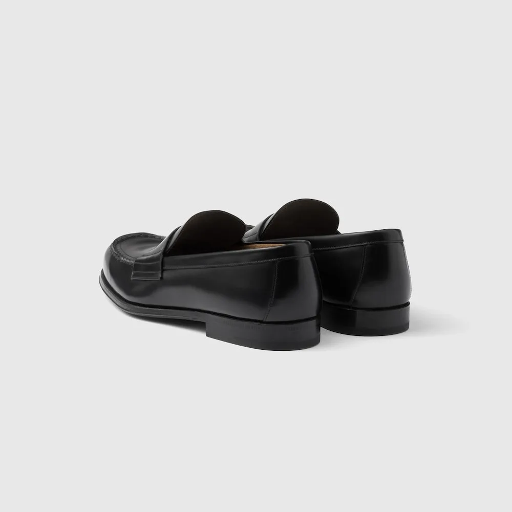 Prada Brushed Leather Loafers Black 2DB201_055_F0002_F_C000 - Image 5