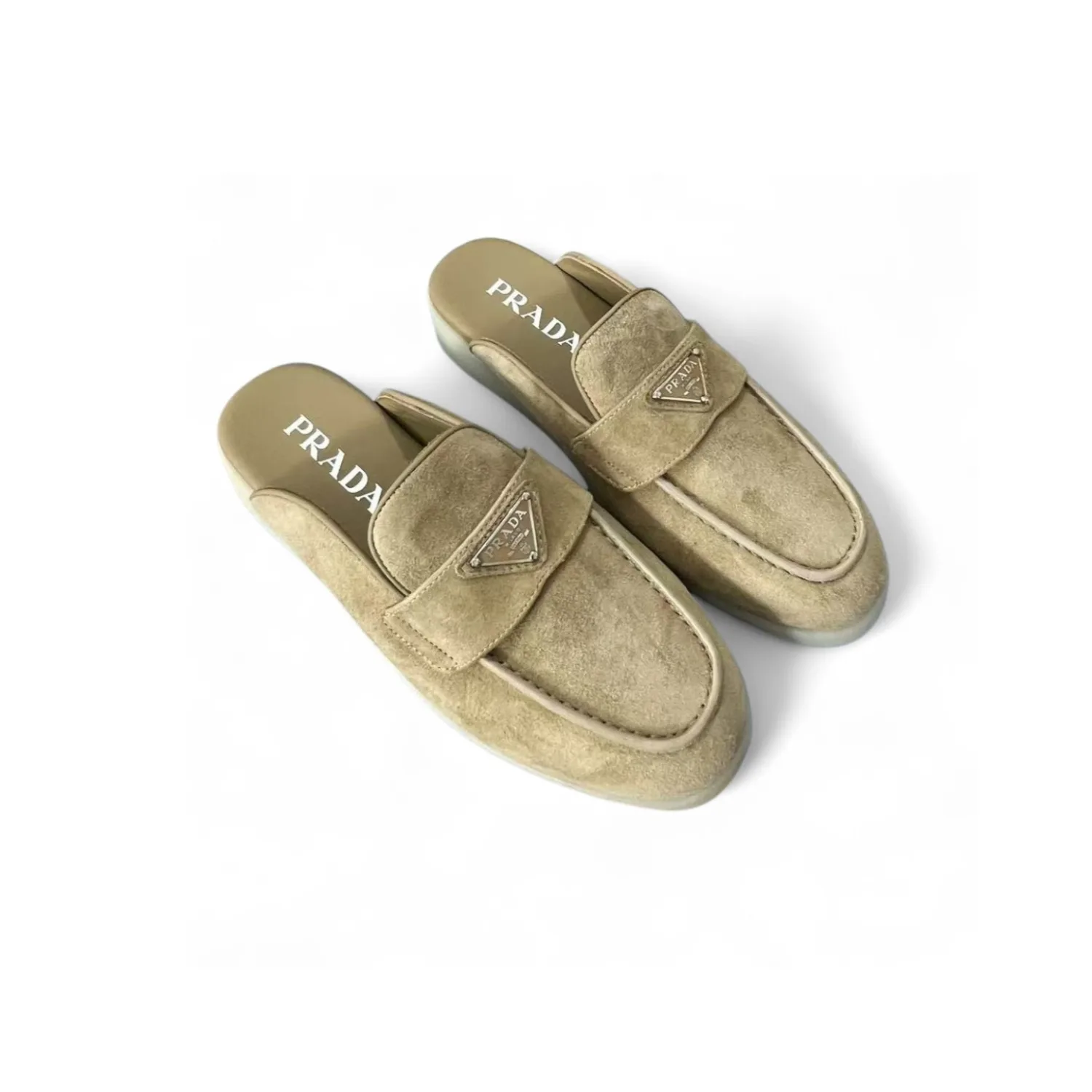 Prada Brushed Sabots