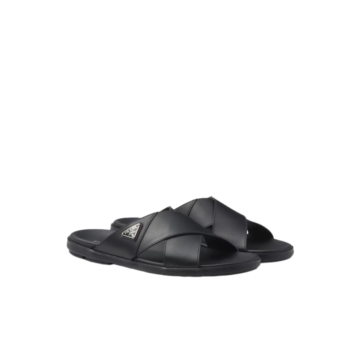 Prada Crisscross Slides