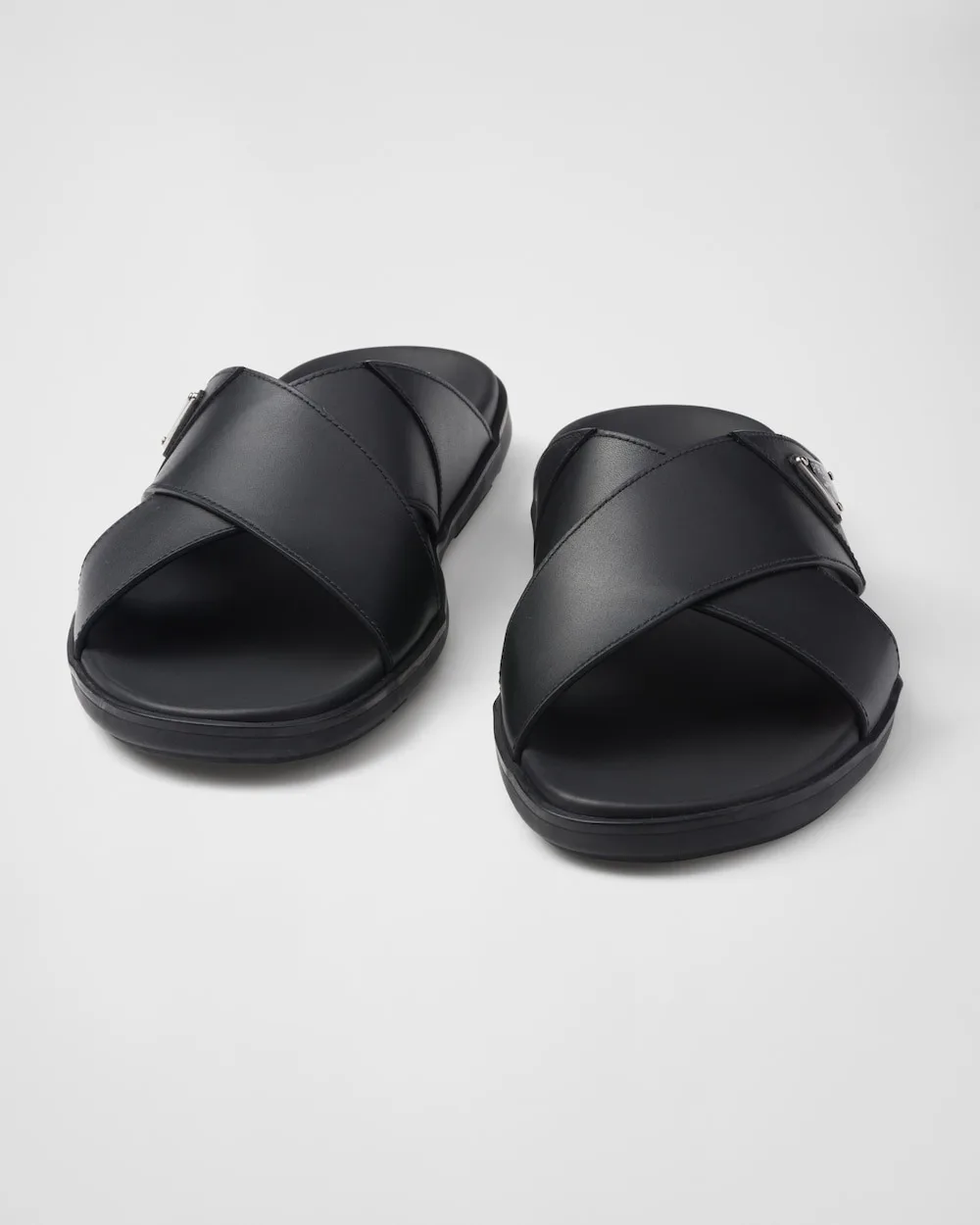 Prada Crisscross Slides Black - 2X3111_3LEM_F0002_F_G000 - Image 6