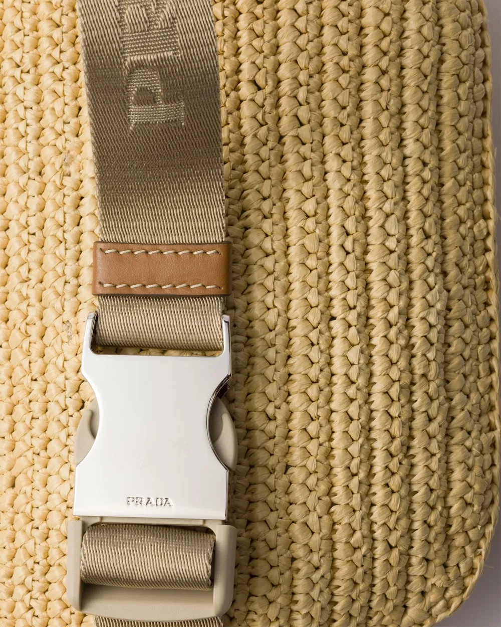 Prada Crochet Belt Bag Natural / 2VL042_2M2T_F0018_V_OOL - Image 3