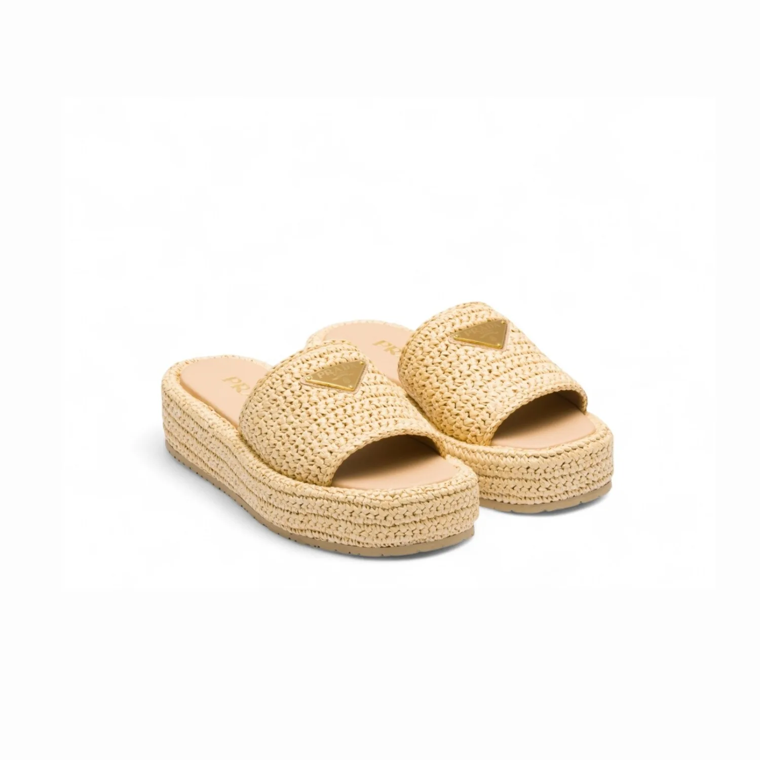 Prada Crochet Flatform