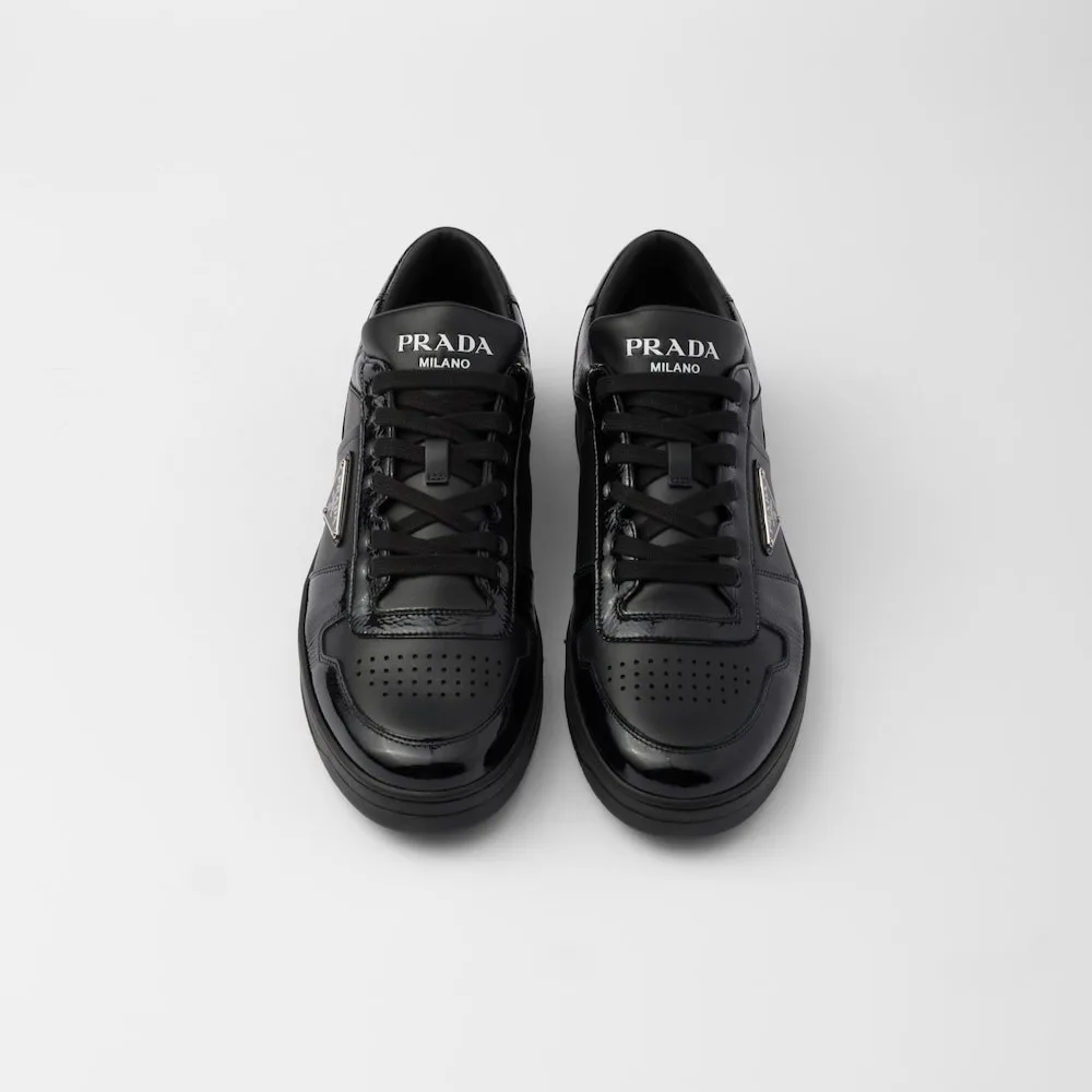 Alternative view of Prada Downtown Leather Sneakers Black 2EE364_3LQB_F0002_F_D001