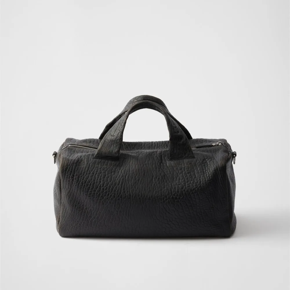 Prada Leather Duffle Bag Black / 2VC045_2C73_F0002_V_OOO - Image 3