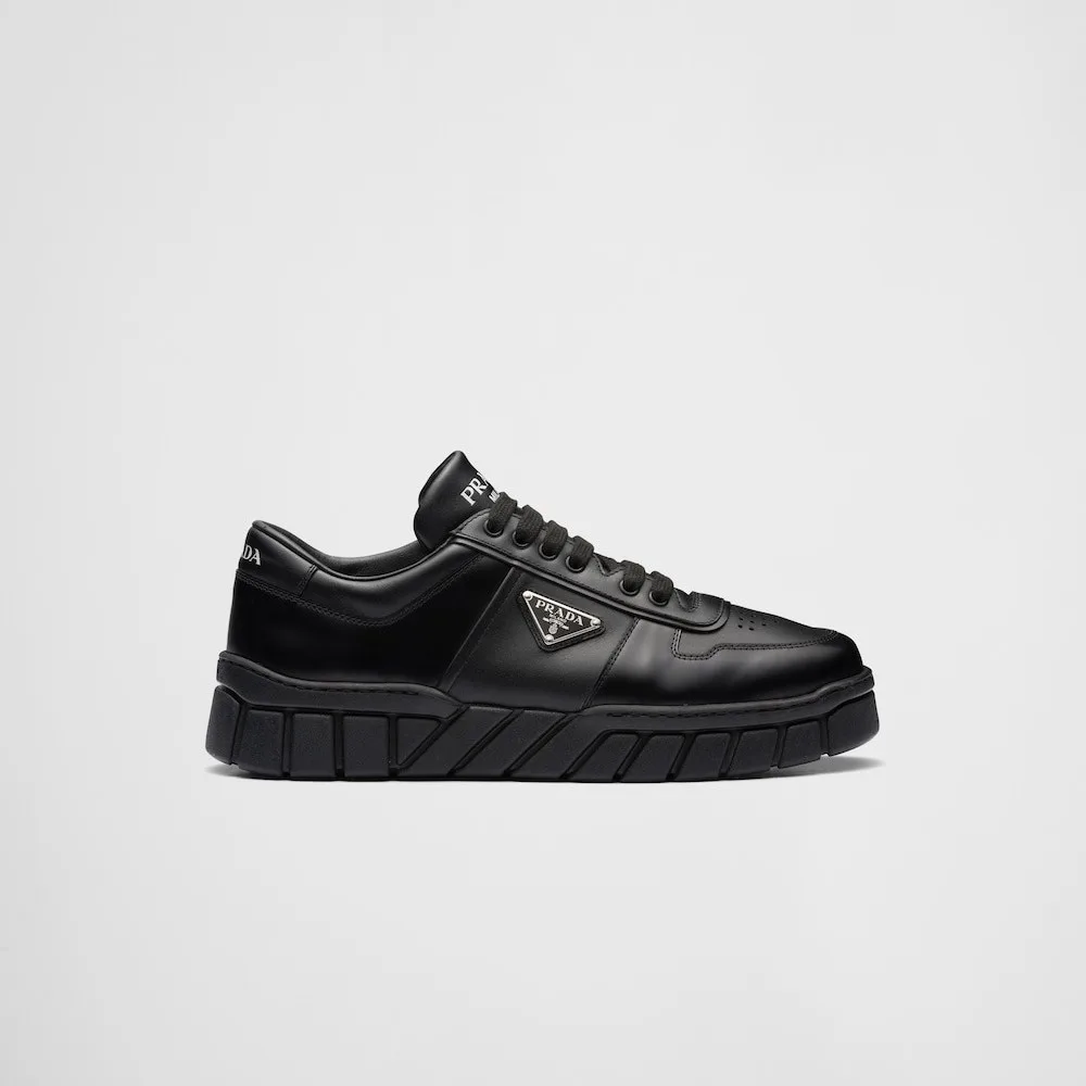 Prada Leather Sneakers Black 2EE378_3LJ6_F0002 - Image 4
