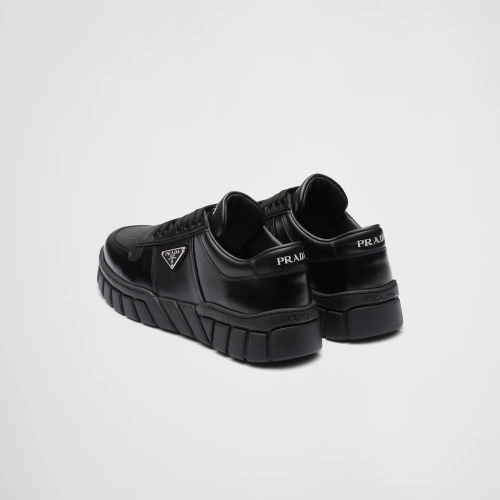 Prada Leather Sneakers Black 2EE378_3LJ6_F0002 - Image 5